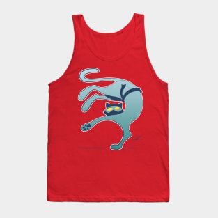 NinGato The Ninja Cat by IAMO Tank Top